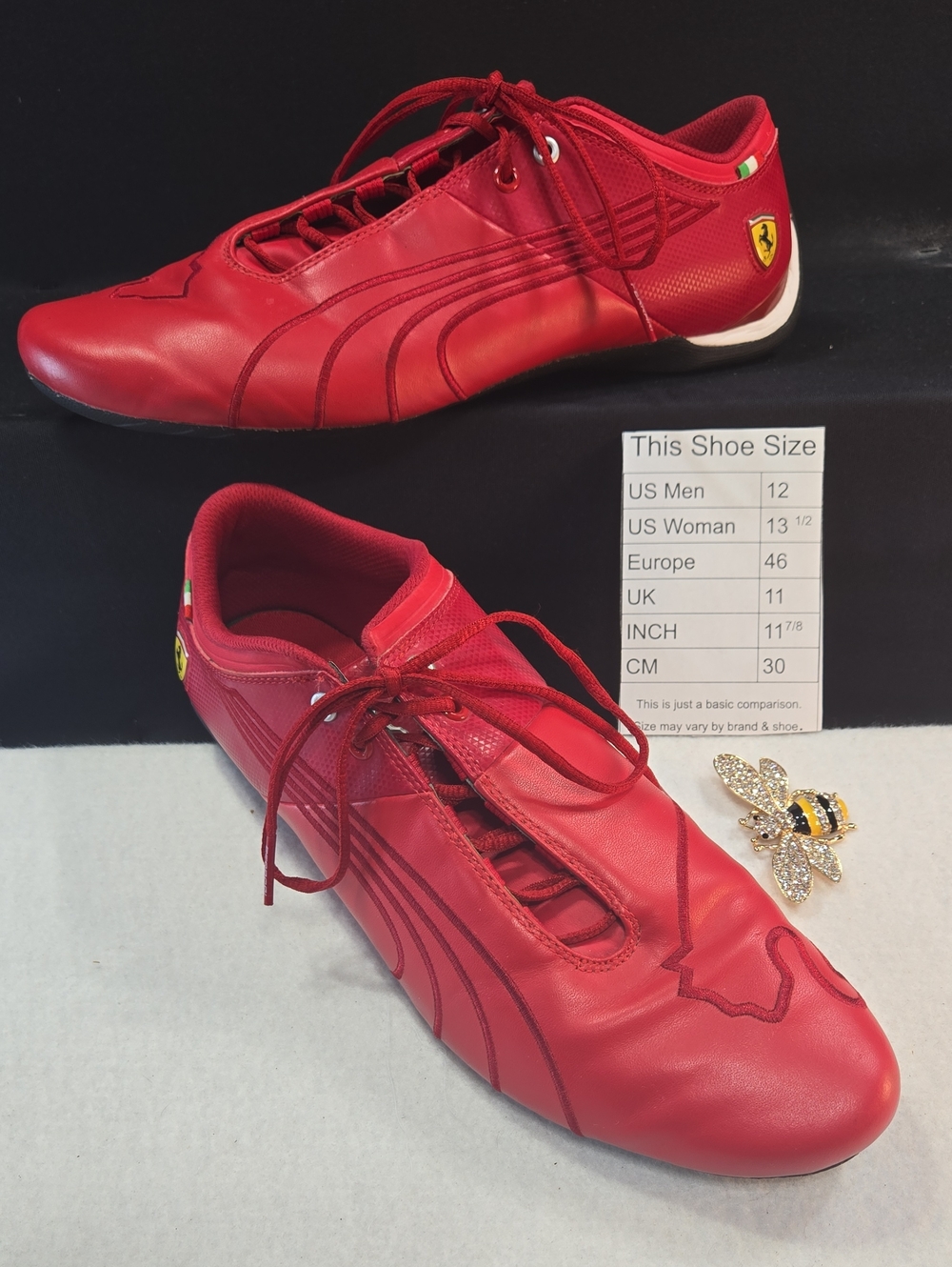 Puma Future Cat M1 Ferrari Catch "Rosso Corsa" (Racing Red) Driving Sneaker